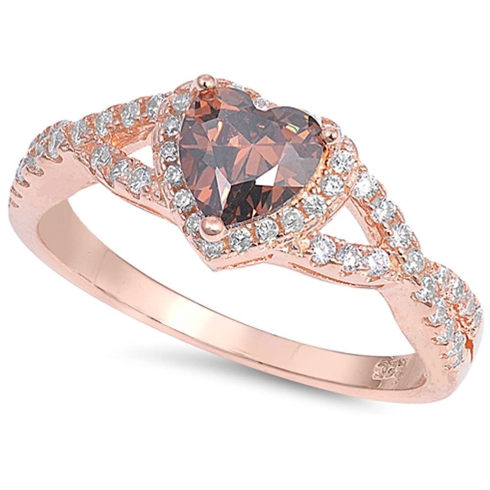 Fudge and Champagne Diamonds Ring